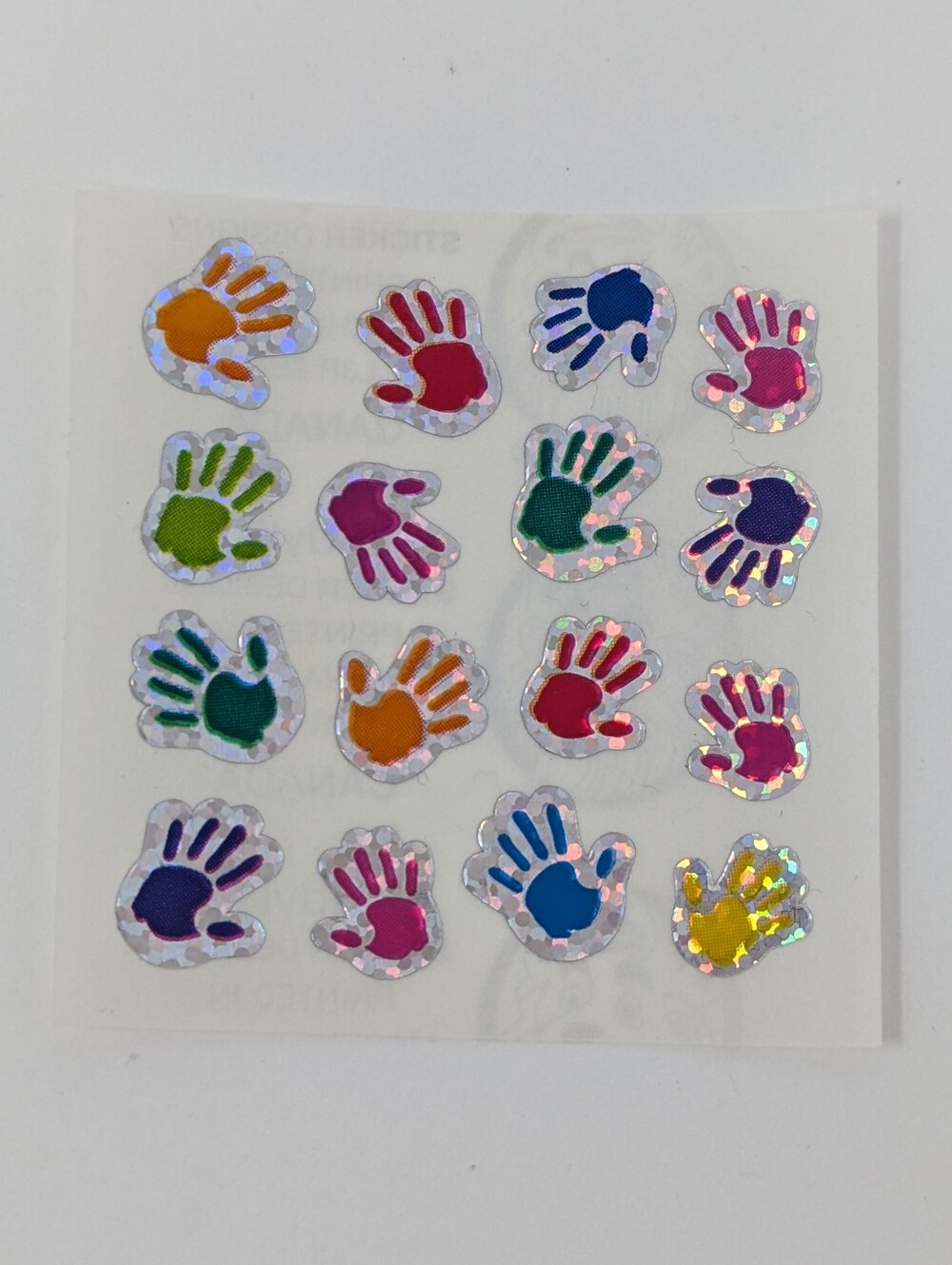 Sandylion Stickers Vintage Handprint